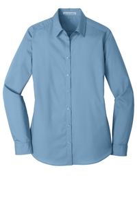 LW100 - Port Authority Ladies Long Sleeve Carefree Poplin Shirt