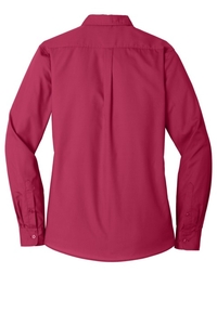 LW100 - Port Authority Ladies Long Sleeve Carefree Poplin Shirt