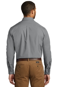 W100 - Port Authority Long Sleeve Carefree Poplin Shirt