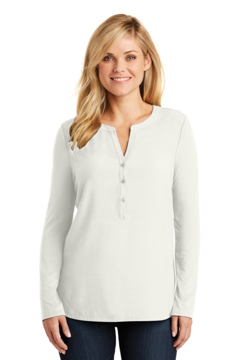 LK5432 - Port Authority Ladies Concept Henley Tunic