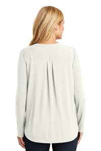 LK5432 - Port Authority Ladies Concept Henley Tunic