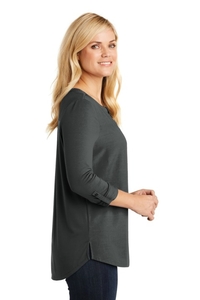 LK5432 - Port Authority Ladies Concept Henley Tunic