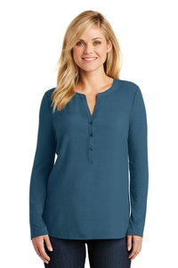 LK5432 - Port Authority Ladies Concept Henley Tunic