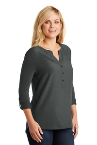 LK5432 - Port Authority Ladies Concept Henley Tunic