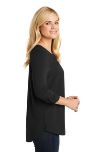 LK5432 - Port Authority Ladies Concept Henley Tunic