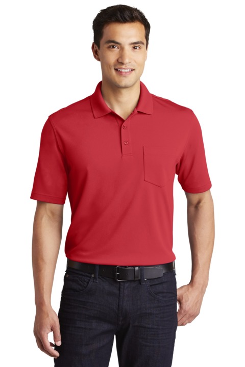 K110P - Port Authority Dry Zone UV Micro Mesh Pocket Polo