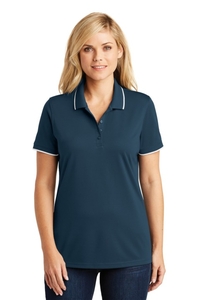 LK111 - Port Authority Ladies Dry Zone UV Micro Mesh Tipped Polo