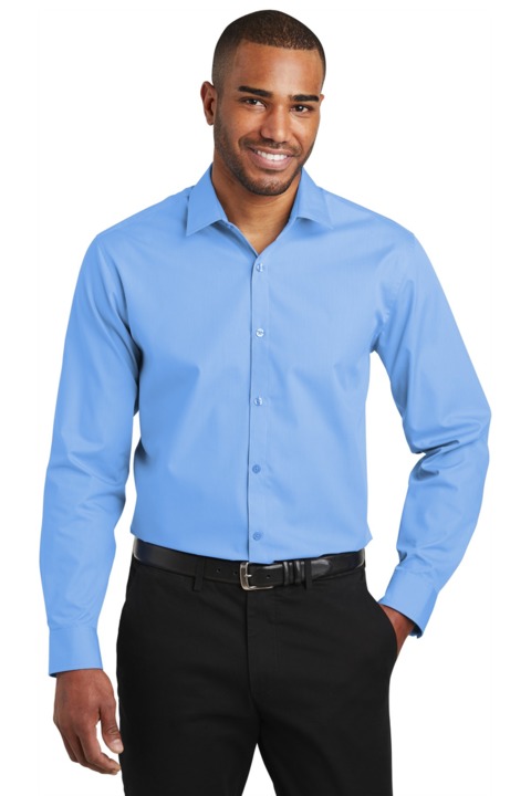 W103 - Port Authority Slim Fit Carefree Poplin Shirt