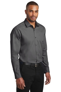 W103 - Port Authority Slim Fit Carefree Poplin Shirt