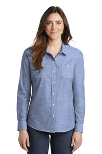 LW380 - Port Authority Ladies Slub Chambray Shirt