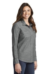 LW380 - Port Authority Ladies Slub Chambray Shirt