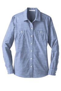 LW380 - Port Authority Ladies Slub Chambray Shirt