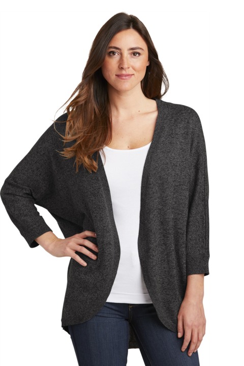 LSW416 - Port Authority Ladies Marled Cocoon Sweater