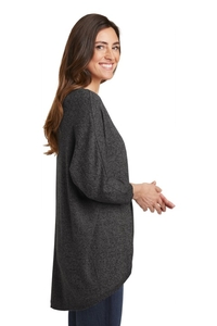 LSW416 - Port Authority Ladies Marled Cocoon Sweater