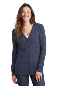 LSW415 - Port Authority Ladies Marled Cardigan Sweater