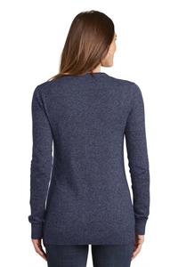 LSW415 - Port Authority Ladies Marled Cardigan Sweater