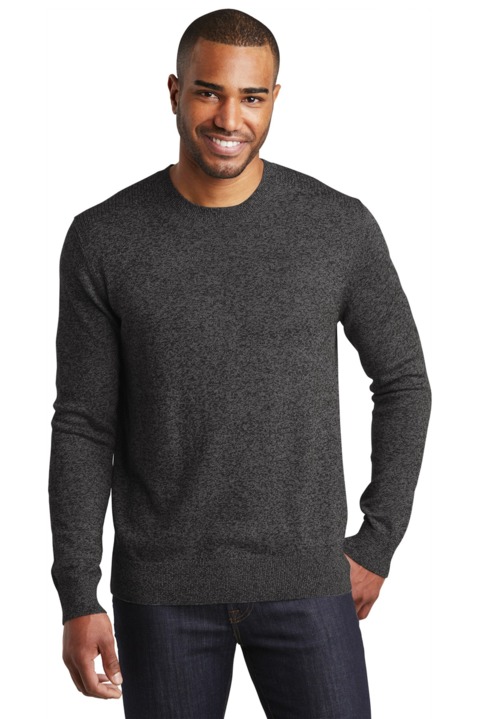 SW417 - Port Authority Marled Crew Sweater