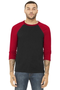 BC3200 - BELLA + CANVAS 3/4 Sleeve Baseball Tee