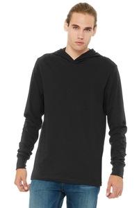 BC3512 - BELLA + CANVAS Jersey Long Sleeve Hoodie Tee