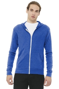 BC3939 - BELLA + CANVAS Triblend Full Zip Lightweight Hoodie