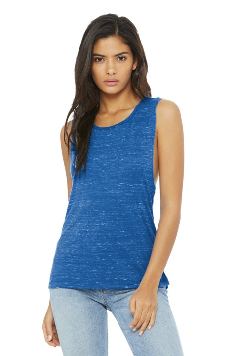 BC8803 - BELLA + CANVAS Women's Flowy Scoop Muscle Tank