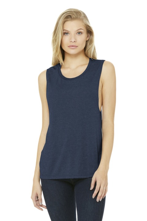 BC8803 - BELLA + CANVAS Women's Flowy Scoop Muscle Tank