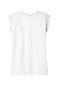 BC8804 - BELLA + CANVAS Women's Flowy Muscle Tee With Rolled Cuffs