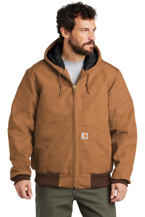 CTSJ140 - Carhartt Quilted Flannel Lined Duck Active Jac