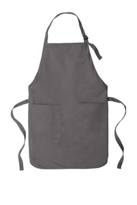 A600 - Port Authority Full-Length Two-Pocket Bib Apron