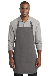 A600 - Port Authority Full-Length Two-Pocket Bib Apron