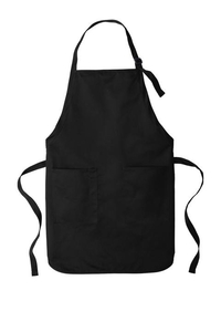 A600 - Port Authority Full-Length Two-Pocket Bib Apron