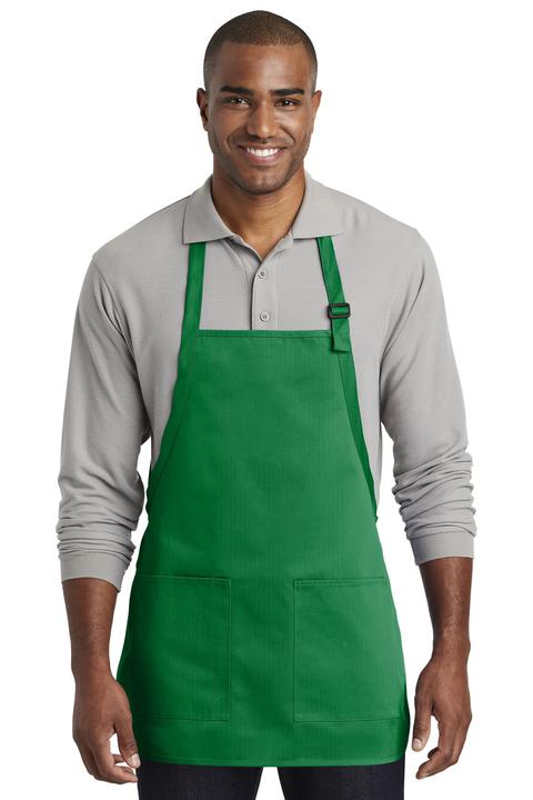 A601 - Port Authority Medium-Length Two-Pocket Bib Apron