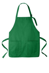 A601 - Port Authority Medium-Length Two-Pocket Bib Apron