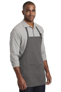 A601 - Port Authority Medium-Length Two-Pocket Bib Apron