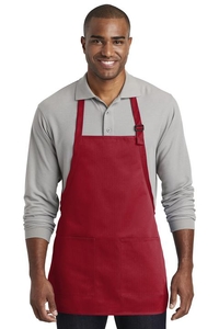 A601 - Port Authority Medium-Length Two-Pocket Bib Apron