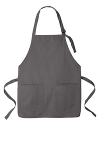 A601 - Port Authority Medium-Length Two-Pocket Bib Apron