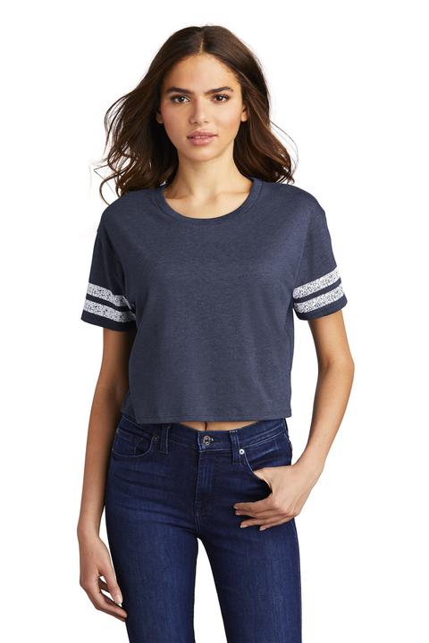 DT488 - District Women's Scorecard Crop Tee DT488