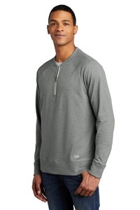 NEA123 - New Era Sueded Cotton Blend 1/4-Zip Pullover NEA123