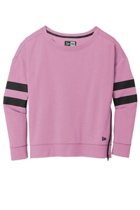 LNEA513 - New Era Ladies Tri-Blend Fleece Varsity Crew LNEA513