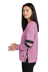 LNEA513 - New Era Ladies Tri-Blend Fleece Varsity Crew LNEA513