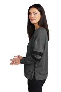 LNEA513 - New Era Ladies Tri-Blend Fleece Varsity Crew LNEA513