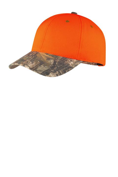 C804 - Port Authority Enhanced Visibility Cap with Camo Brim