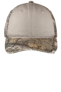 C807 - Port Authority Camo Cap with Contrast Front Panel