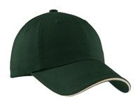 C830 - Port Authority Sandwich Bill Cap with Striped Closure.  C830