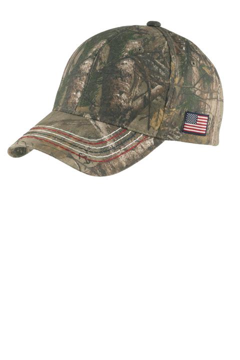 C909 - Port Authority Americana Contrast Stitch Camouflage Cap