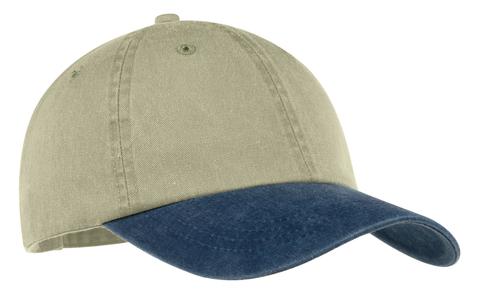 CP83 - Port & Company -Two-Tone Pigment-Dyed Cap.  CP83