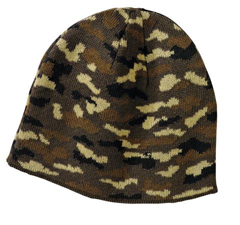 CP91C - Port & Company® Camo Beanie Cap