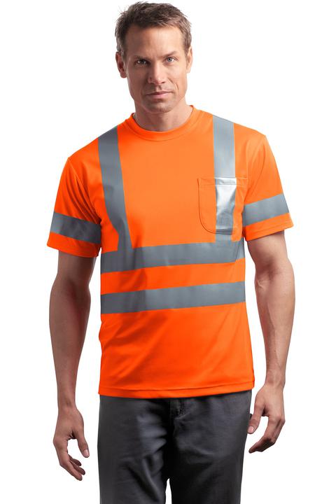 CS408 - CornerStone ANSI 107 Class 3 Short Sleeve Snag Resistant Reflective T Shirt