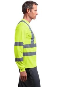 CS409 - CornerStone ANSI 107 Class 3 Long Sleeve Snag Resistant Reflective T Shirt