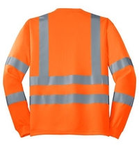 CS409 - CornerStone ANSI 107 Class 3 Long Sleeve Snag Resistant Reflective T Shirt